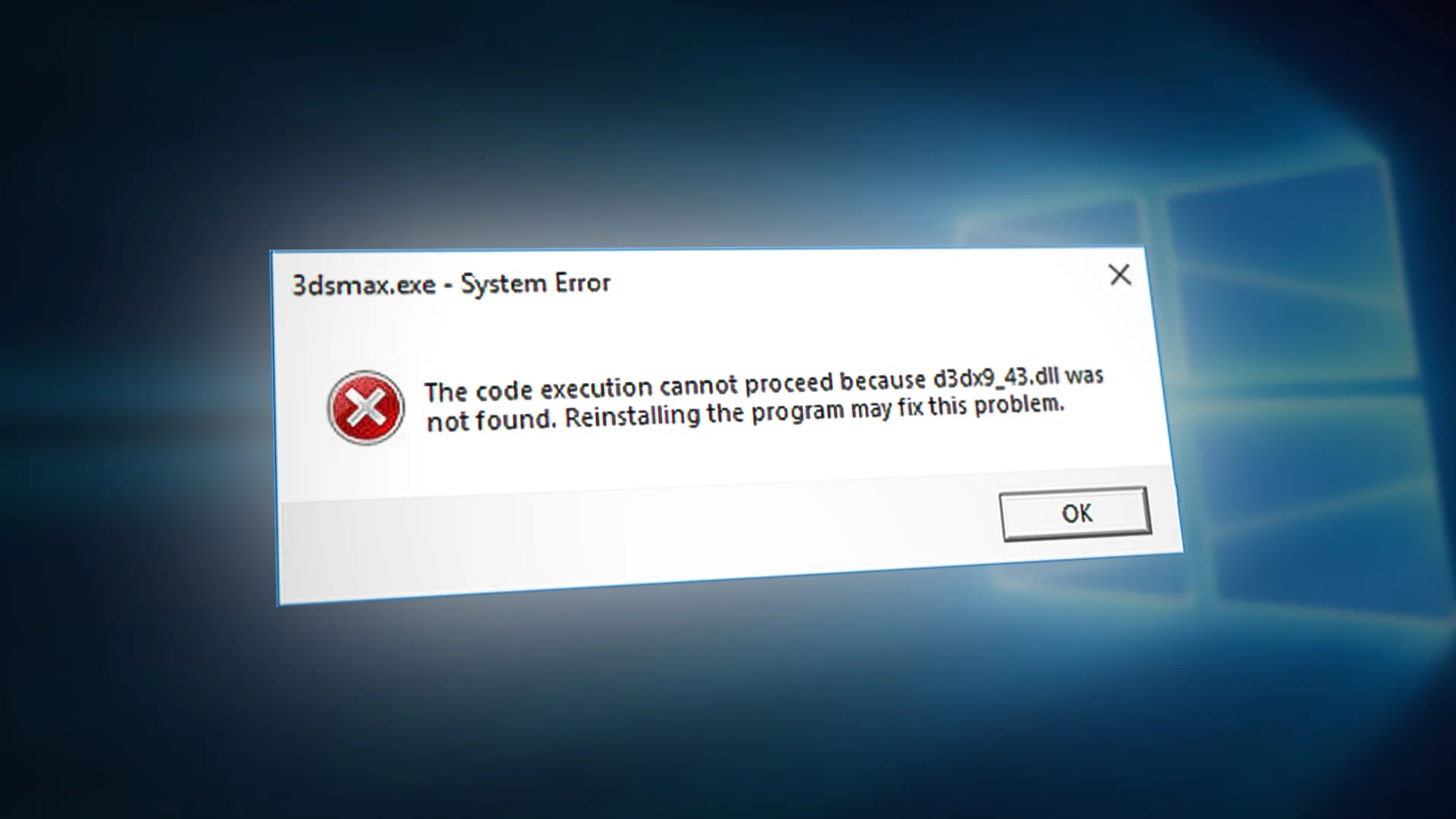 Решение ошибки Отсутствует d3dx9_43.dll